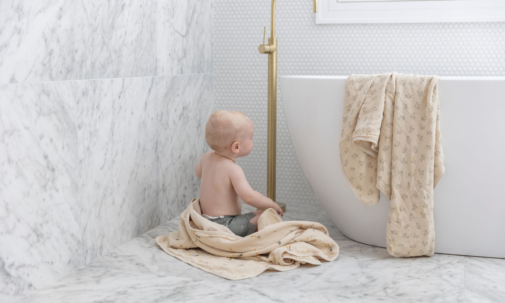 GOTS certified organic hooded towels for babies and kids