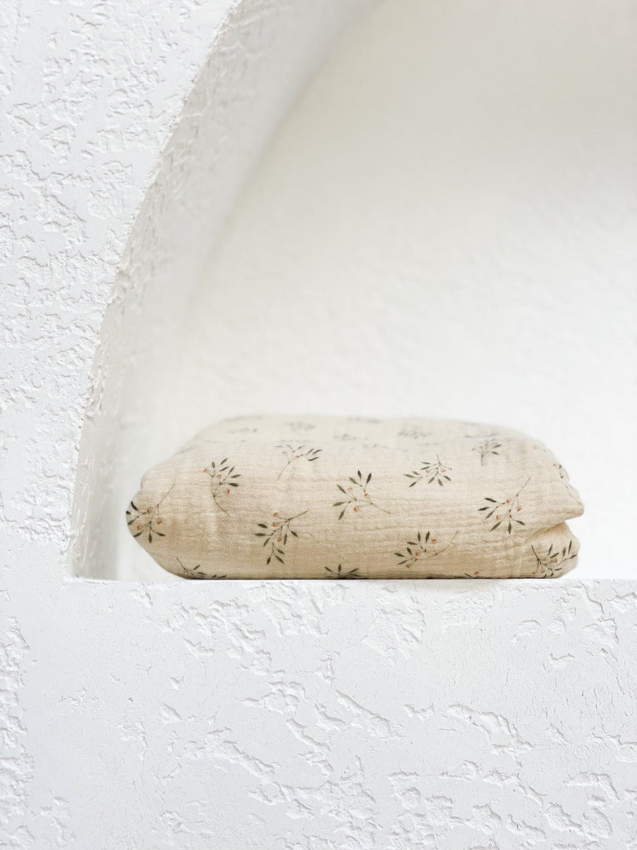 Fitted Cot Sheet - Eucalypt Fitted Cot Sheet - Eucalypt
